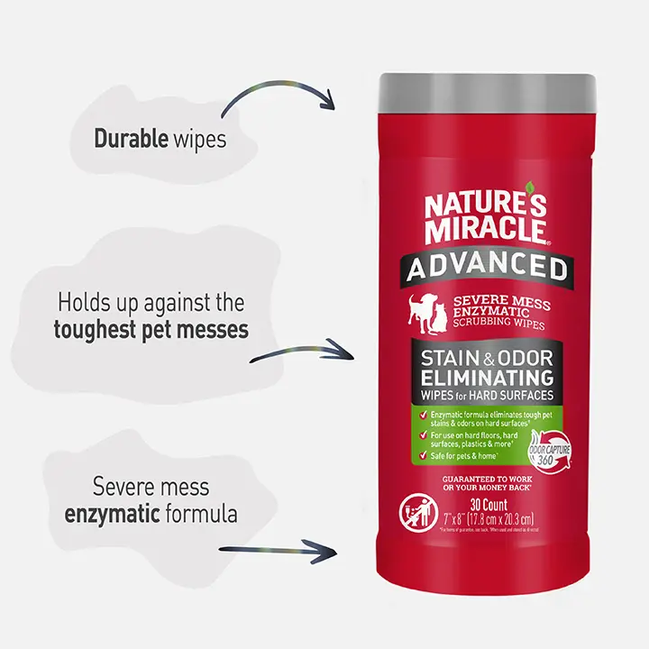 Stain and Odor Eliminating Wipes Benefits