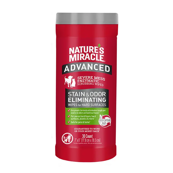 Stain and Odor Eliminating Wipes Front