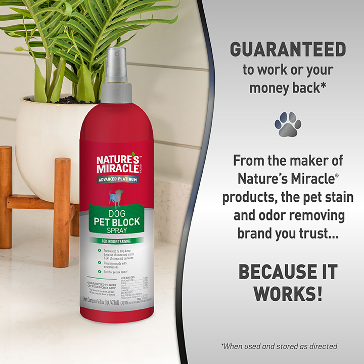 Nature's miracle allergen blocker dog spray clearance