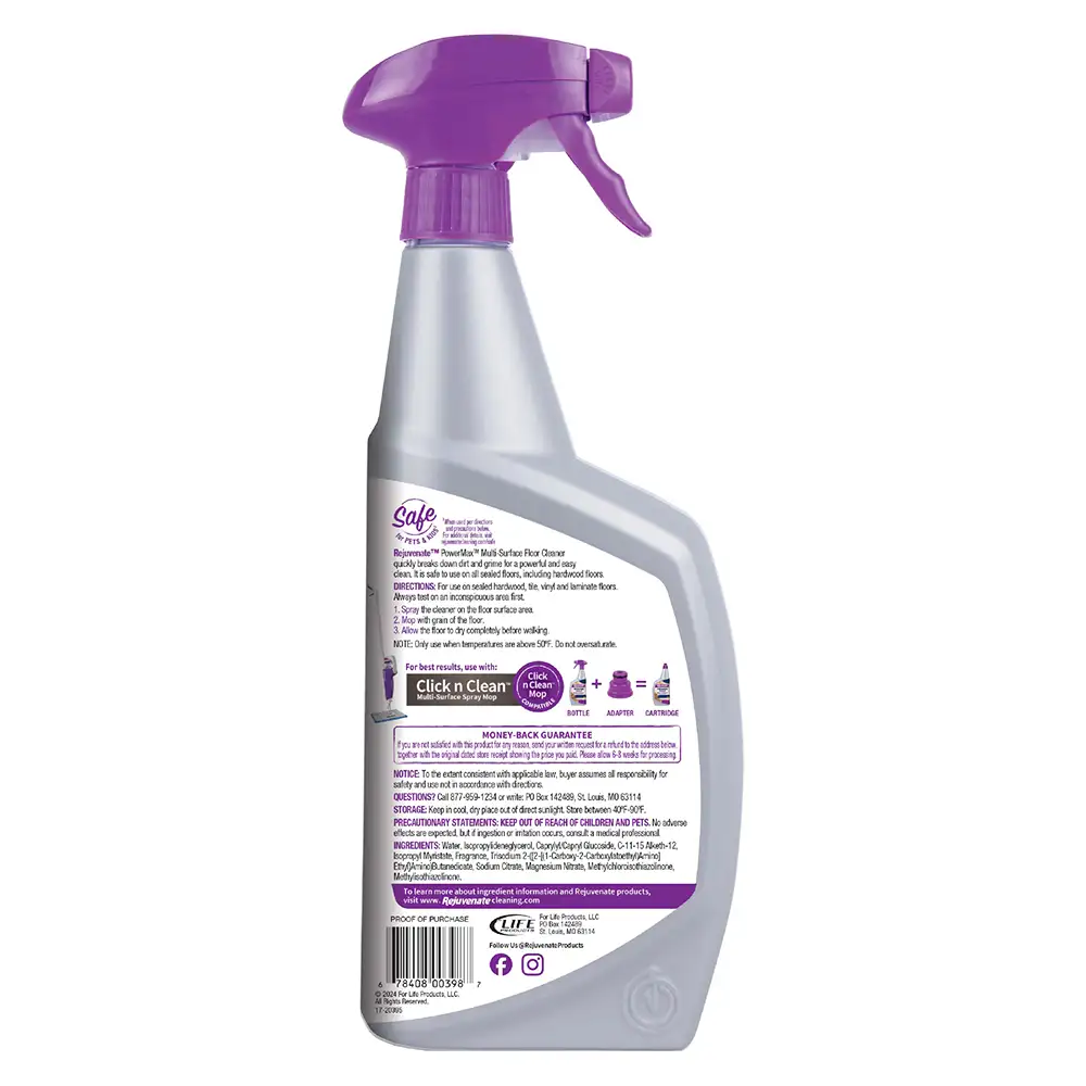PowerMax™ Multi-Surface Floor Cleaner Back Package Render