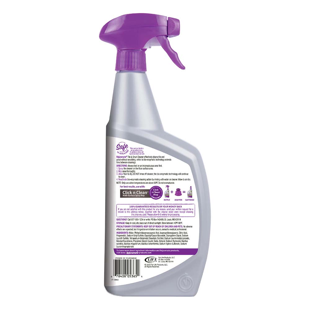 Tile and Grout Cleaner back 32 oz