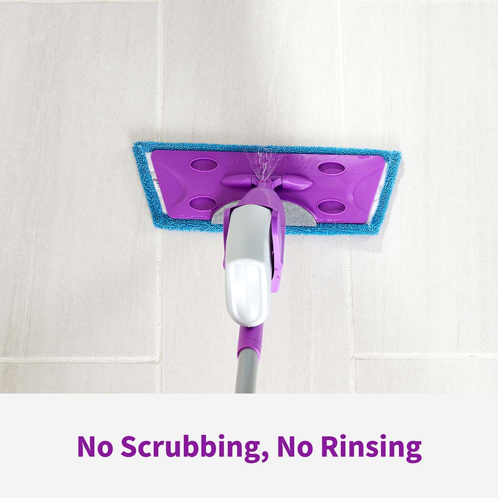 No Scrubbing or Rinsing