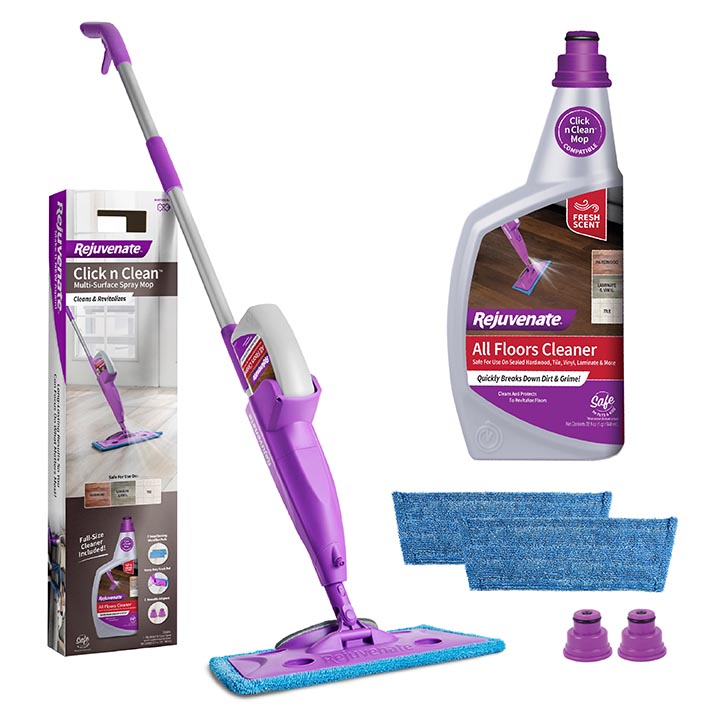 HG-R00293 Click n Clean™ Multi-Surface Spray Mop - Front Render