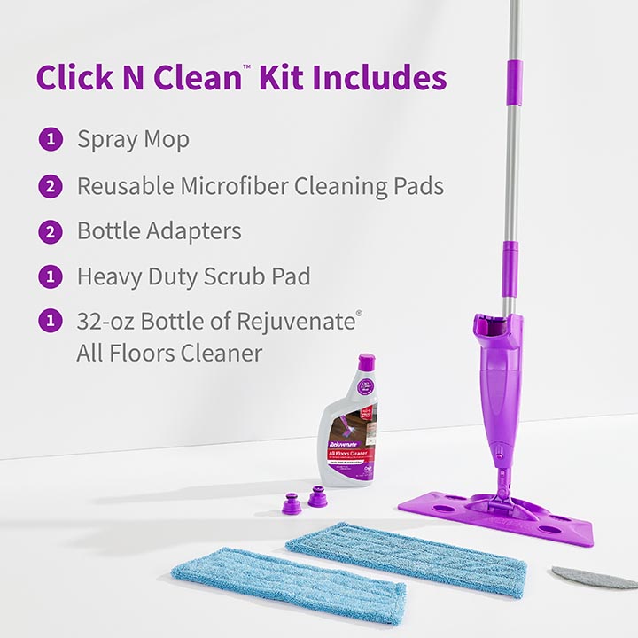 HG-R00293 Click n Clean™ Multi-Surface Spray Mop - Kit Includes