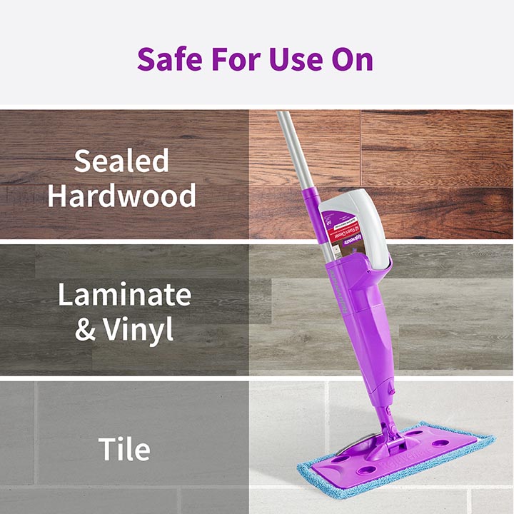 HG-R00293 Click n Clean™ Multi-Surface Spray Mop - Safe for Use On