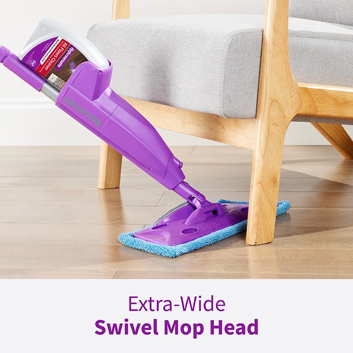 HG-R00293 Click n Clean™ Multi-Surface Spray Mop - Extra Wide Swivel Mop Head