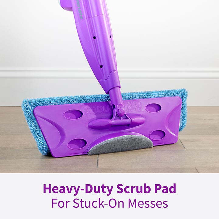 HG-R00293 Click n Clean™ Multi-Surface Spray Mop - Heavy-Duty Scrub Pad for Stuck-On Messes