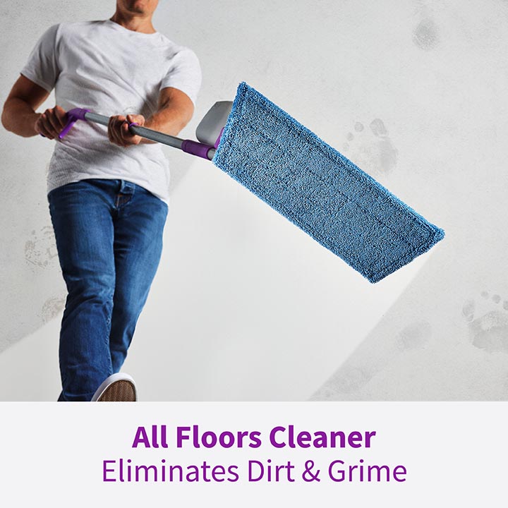 HG-R00293 Click n Clean™ Multi-Surface Spray Mop - All Floors Cleaner Eliminates Dirt & Grime