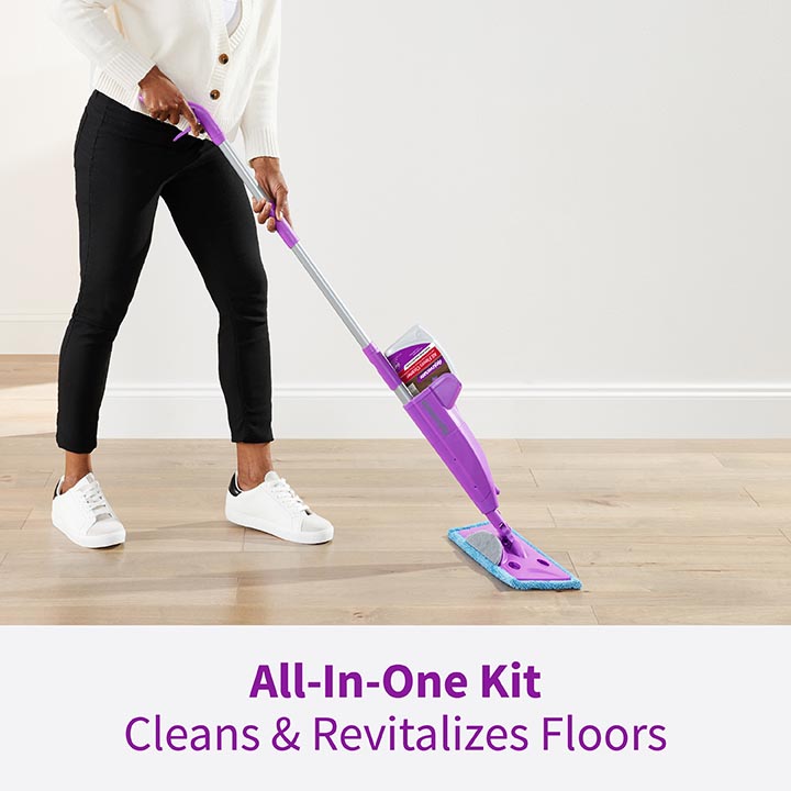 HG-R00293 Click n Clean™ Multi-Surface Spray Mop - All-In-One Kit Cleans & Revitalizes Floors