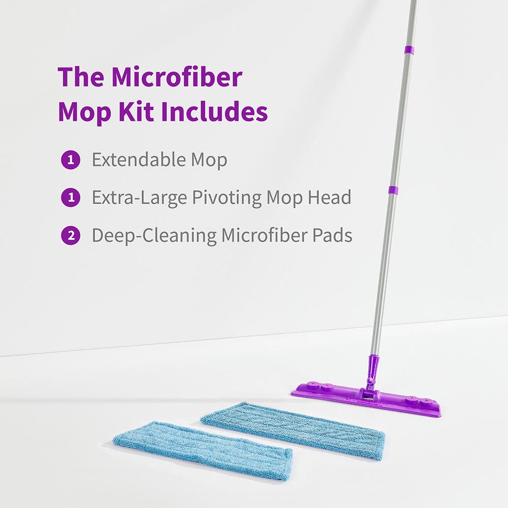 HG-R00339 Microfiber Mop Kit - Kit Includes