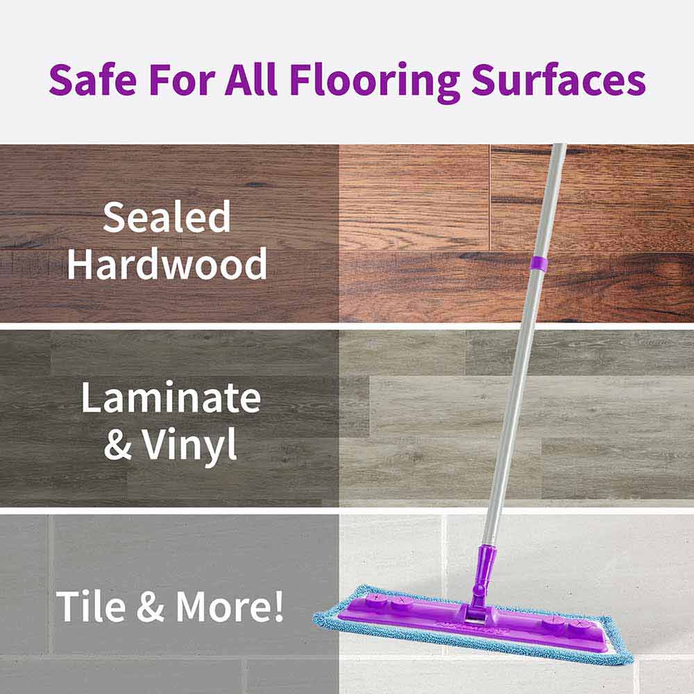 HG-R00339 Microfiber Mop Kit - Safe for All Flooring Surfaces
