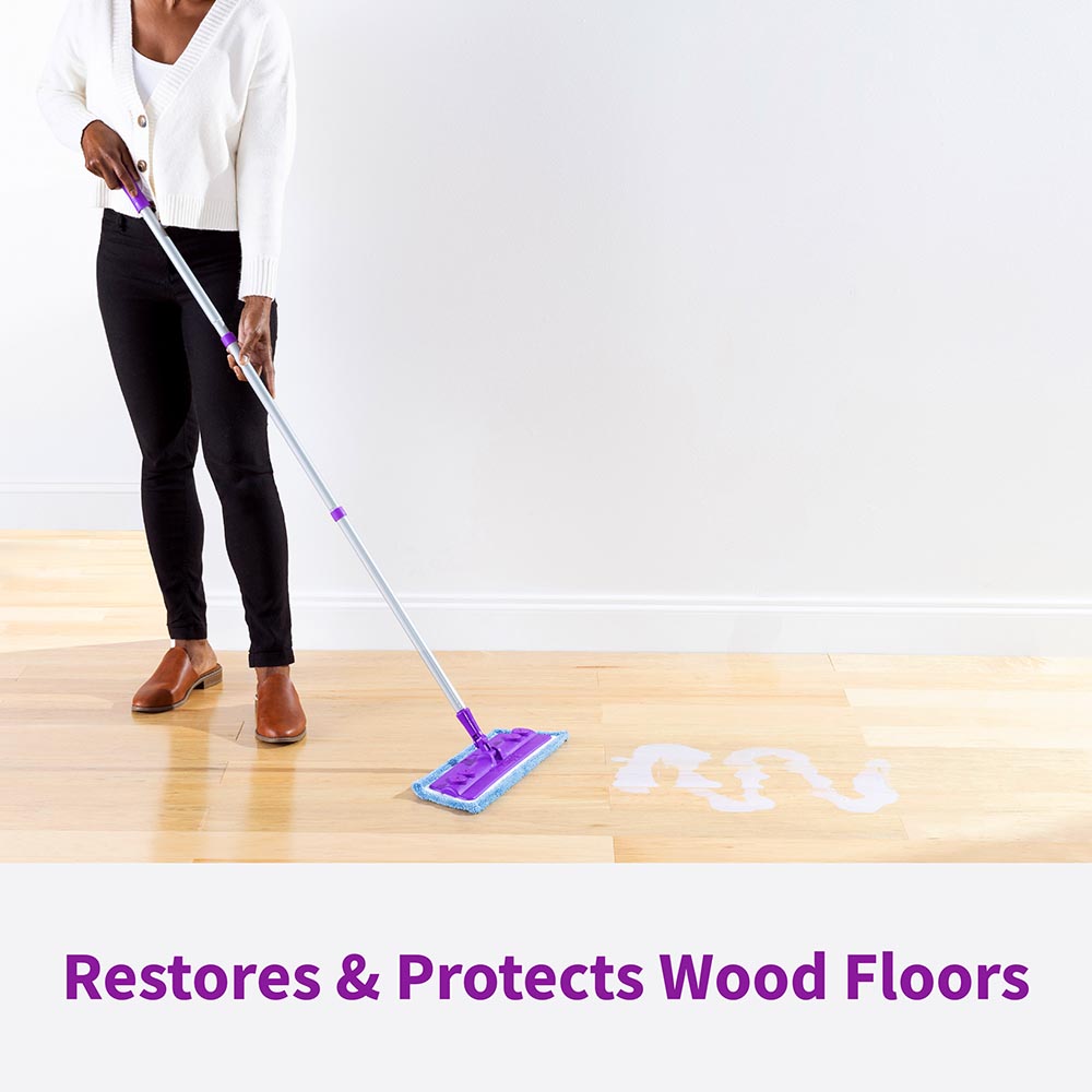 HG-R55070 Professional Wood Floor Restorer Fills Scratches, Shines And Protects Hardwood Floors For A Matte Satin Finish, 16 Ounces - Restores & Protects Wood Floors