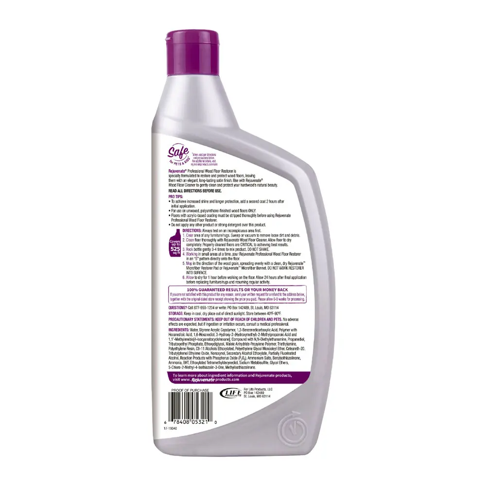 Wood Restorer Satin Back
