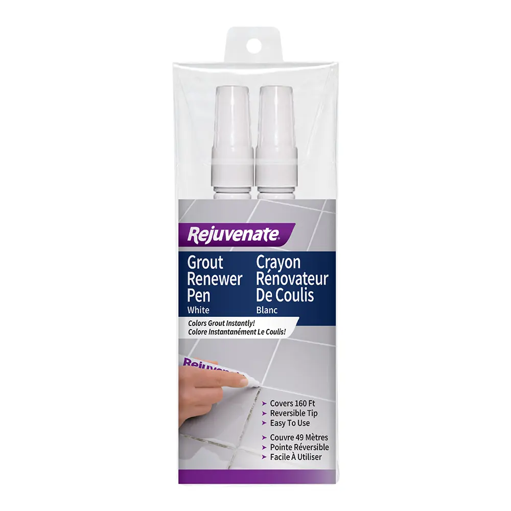 White Grout Renewer Pen Front