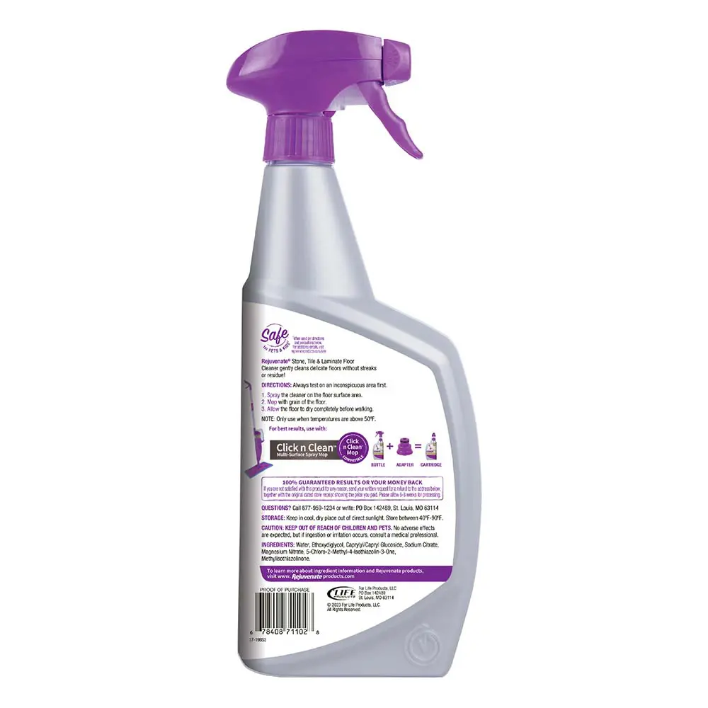 Stone Tile and Laminate Floor Cleaner Back