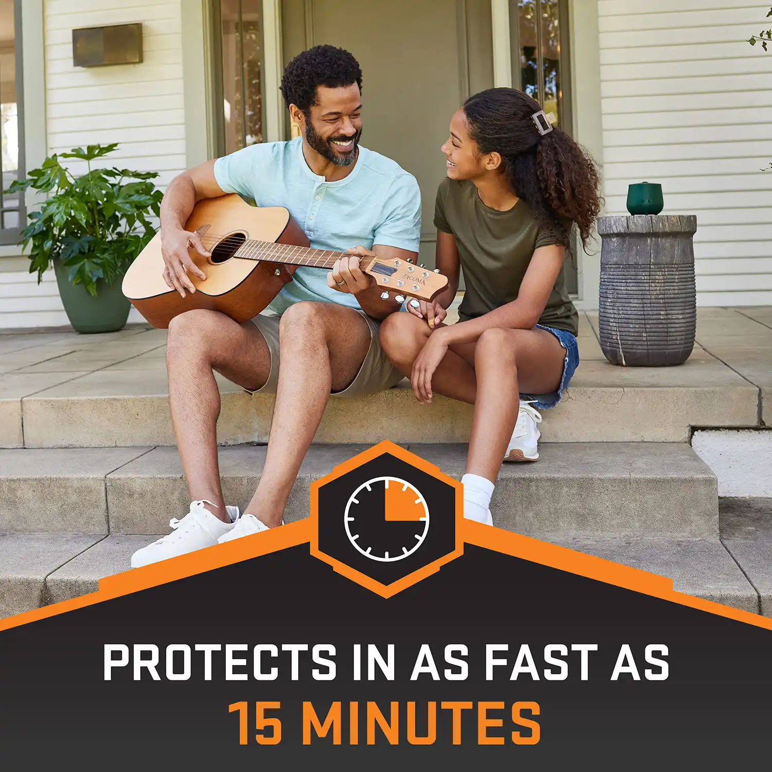 PROTECTS IN AS FAST AS 15 MINUTES