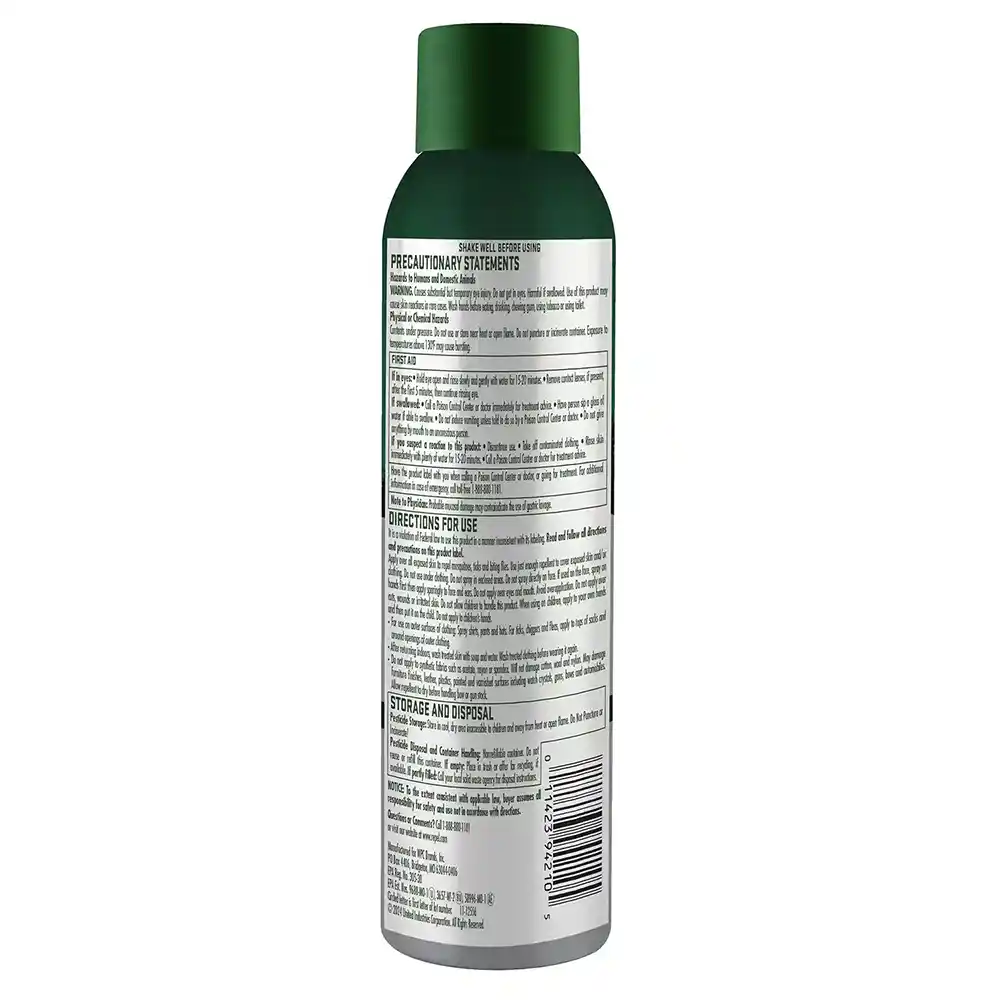 Repel 100 Aerosol Back