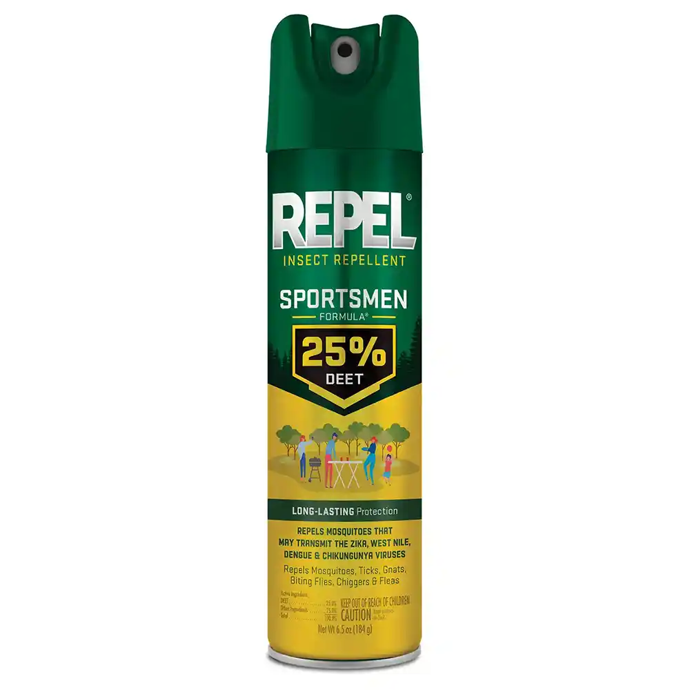Sportsmen 25% DEET Aerosol 6.5 oz Front