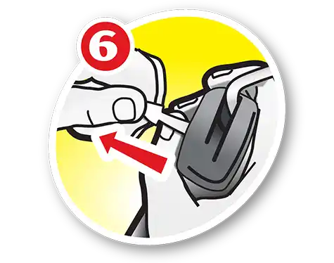 Remove plastic tab near bottom of sprayer to activate batteries