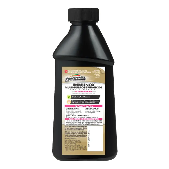 Immunox Multi-Purpose Fungicide Spray Concentrate For Gardens 16 oz back