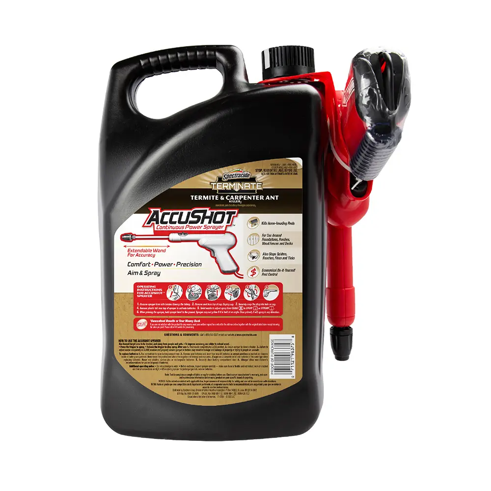 Terminate® Termite & Carpenter Ant Killer2 with AccuShot® Sprayer, 1.33 gal back