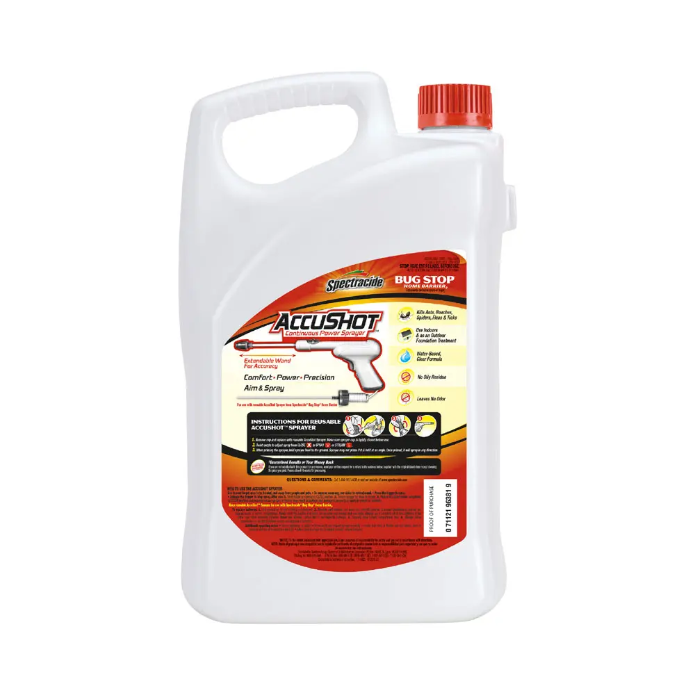 Bug Stop® Home Barrier2 AccuShot® Sprayer Refill, 1.33 gal back