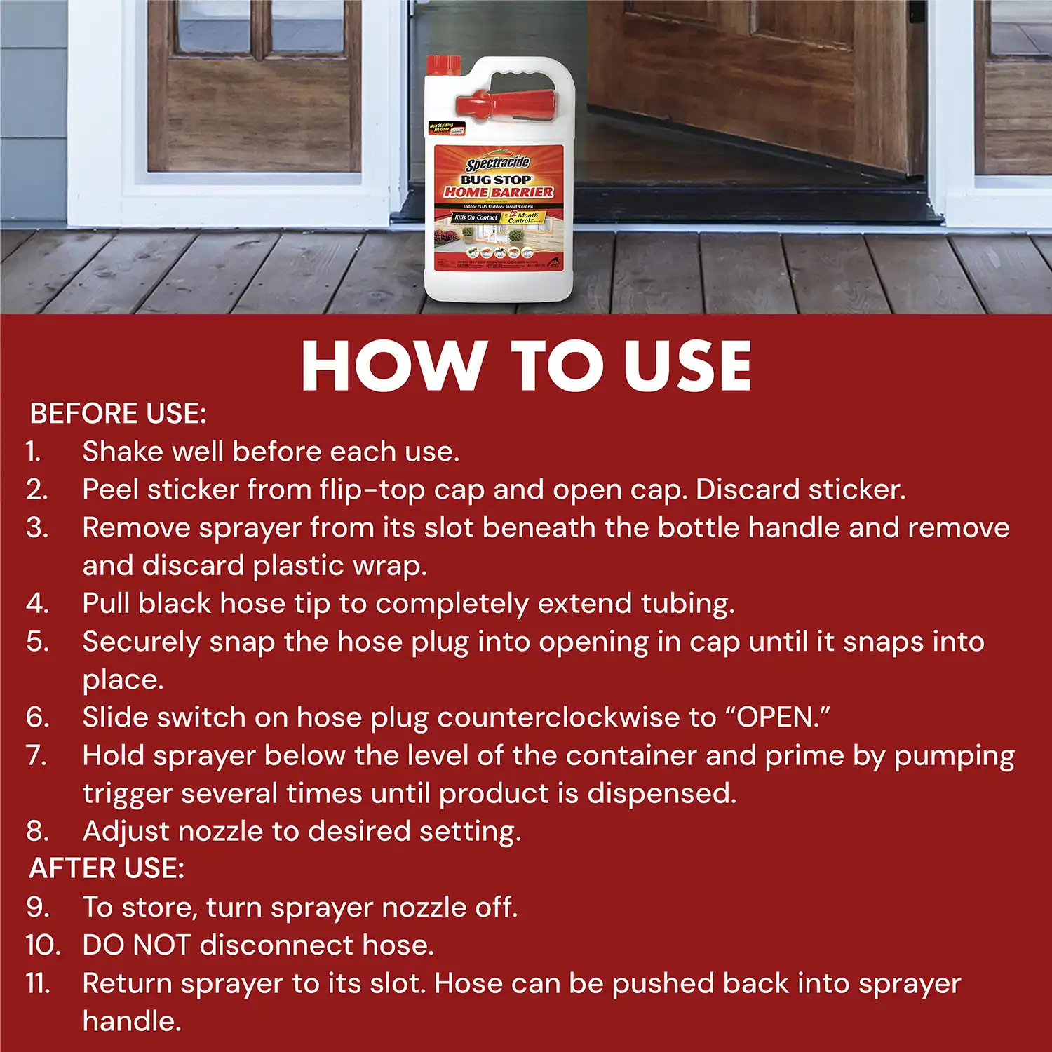 Bug Stop How to use