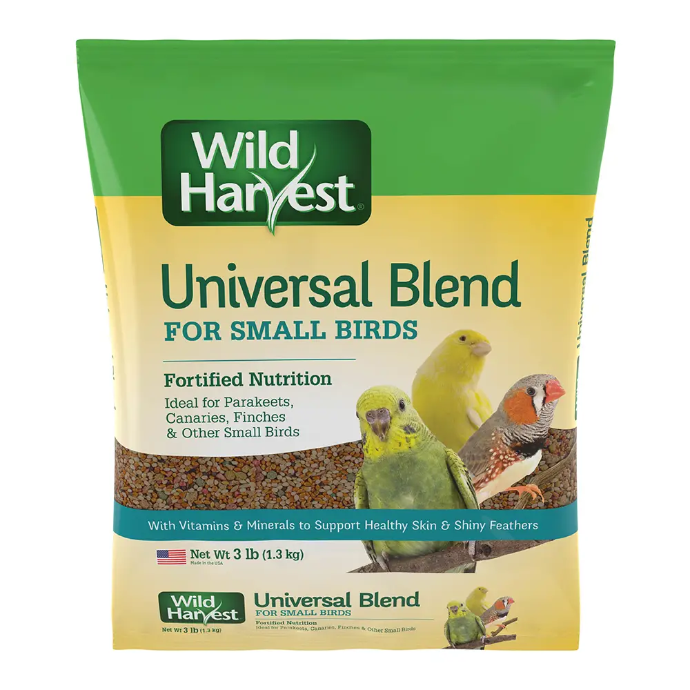 Wild Harvest Universal Blend for Small Birds 3 Pounds - Front of Package