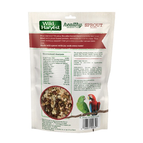 Healthy Benefits Sprout Blend for Large Birds