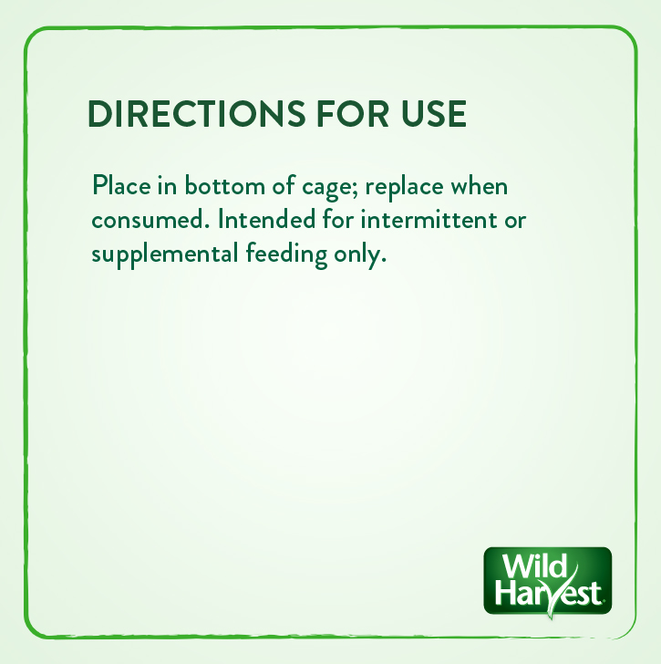 P-99286 Wild Harvest® Cheese Chews 1 oz Directions for Use